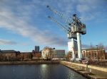 Salford Quays Cargo Cranes Demolition